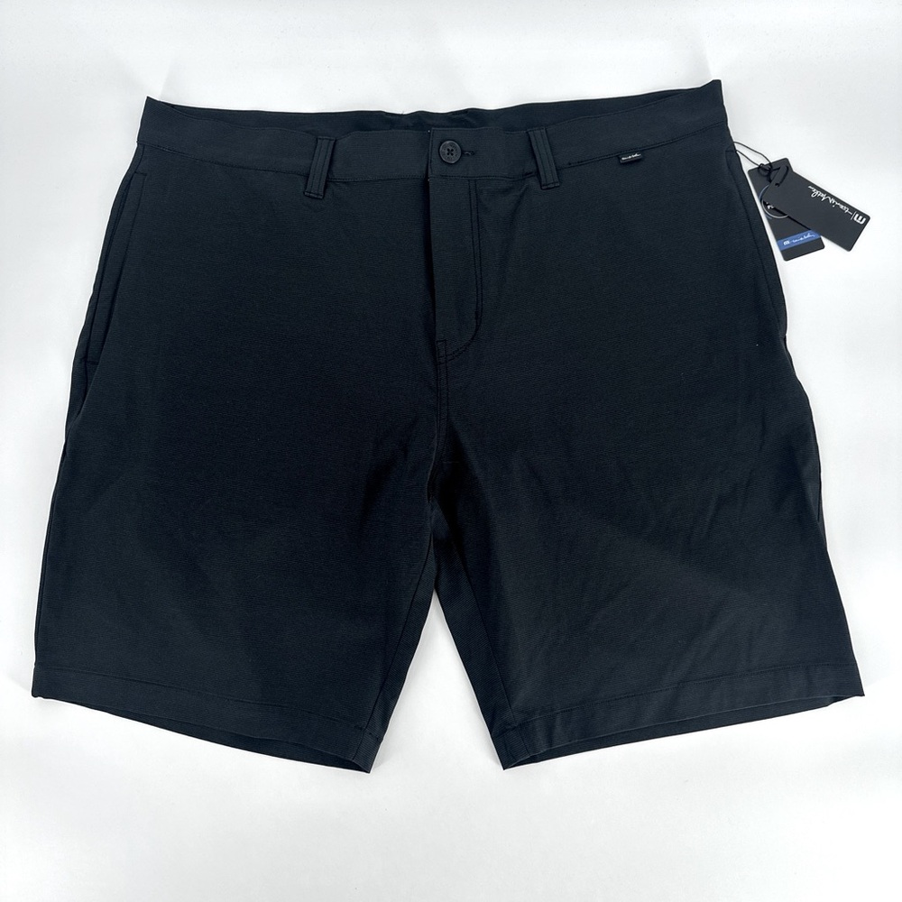 Travis‎ Mathew Mens Size 40 Grey Pinstripe Lifestyle Performance Golf Shorts NEW